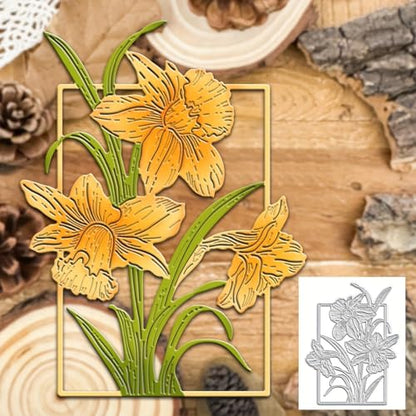 Flowers Metal Cutting Die for Scrapbooking