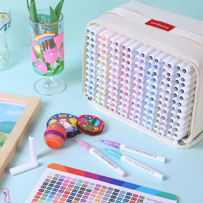 192 Colors Acrylic Paint Markers (192 Count)