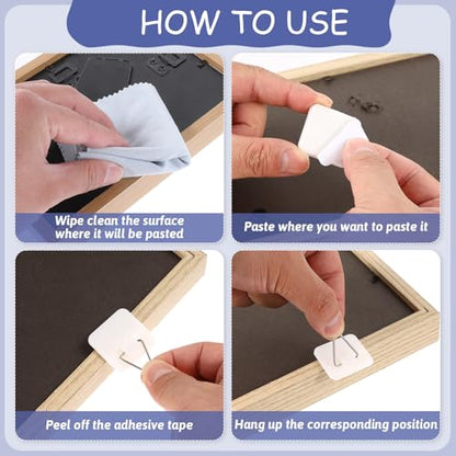 15PCS Adhesive Picture Hanger