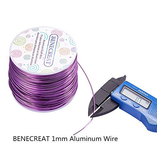 18 Gauge Jewelry Craft Aluminum Wire 492 Feet Bendable Metal Sculpting Wire for Craft Floral Model Skeleton Making