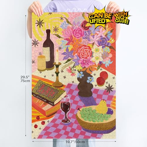 1000 Piece Puzzle for Adults Jigsaw Puzzles (1000 Count)