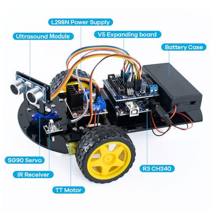 2WD Smart Robot Car Kit with R3 Board