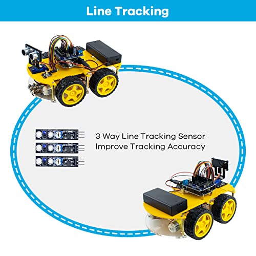 Smart Robot Car Kit Include Ultrasonic Sensor