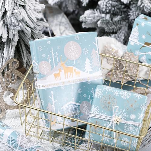 30 Inch Christmas Wrapping Paper Roll (100 Sq Ft)
