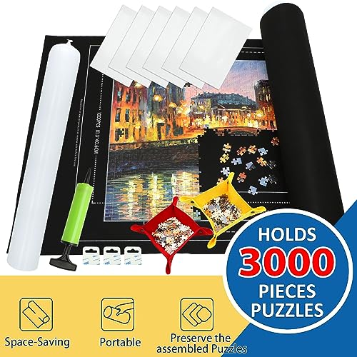 3000pc Jigsaw Puzzle Mat Roll Up (3000 Count)