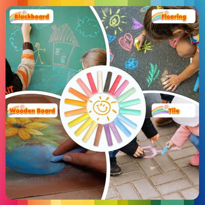 Sidewalk Chalks Set (200 Count)