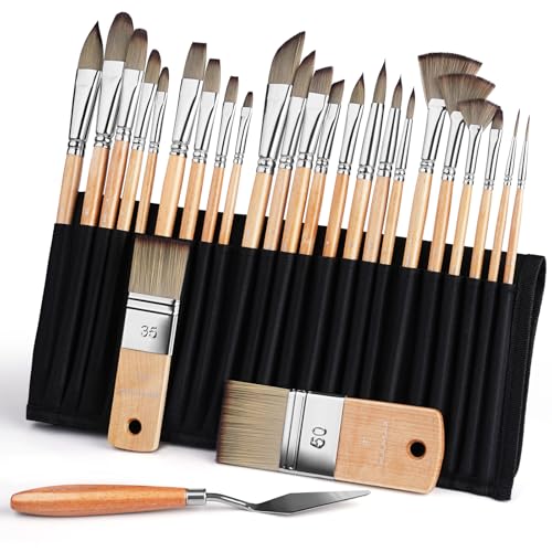 26pcs Paint Brushes (27 Count)