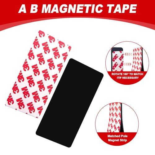 Magnetic Strips with Adhesive Backing (20 Count)