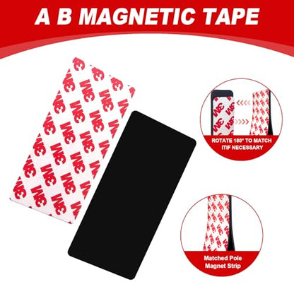 Magnetic Strips with Adhesive Backing (20 Count)