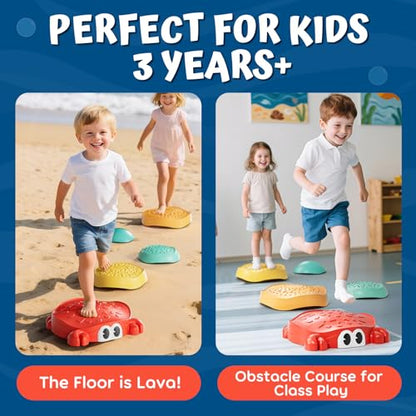 Crab Stepping Stones for Kids