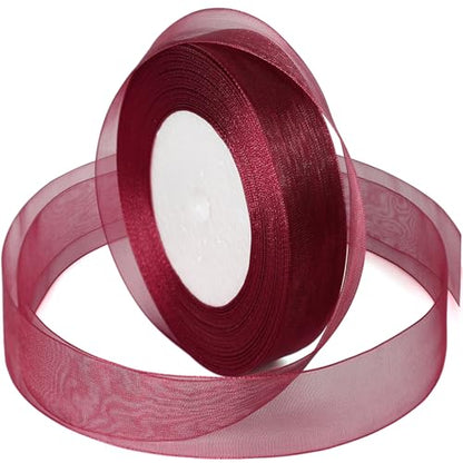 Burgundy Ribbon for Gift Wrapping