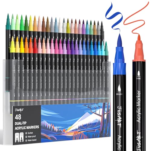 Acrylic Paint Markers 48 Colors