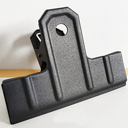 Black Large Bull Clips (10 Count)