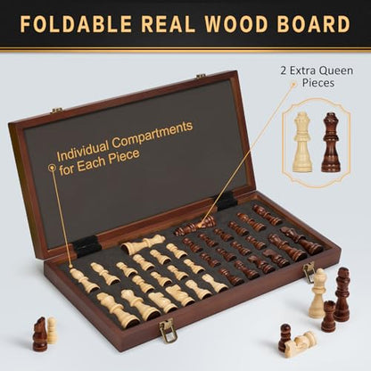 Magnetic Wooden Chess Set