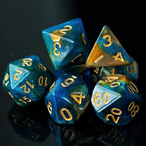 DND Dice Set D&D Polyhedral Dice for RPG (7 Count)