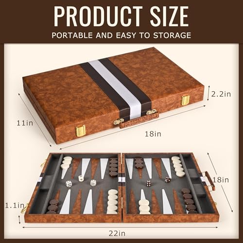 Backgammon Board Game Set