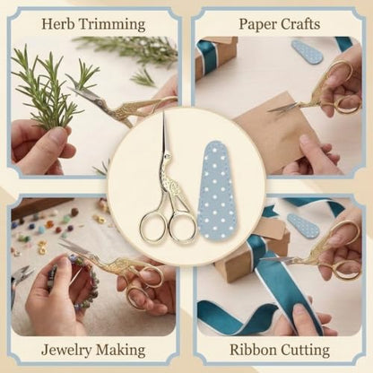 Small Craft 4.5Inch Embroidery Sewing Scissors Stainless Steel