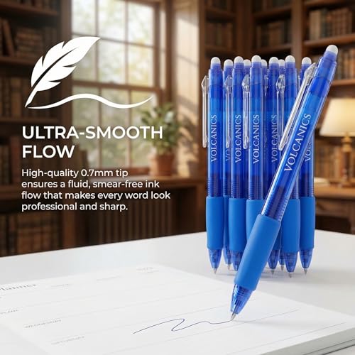 Retractable Clicker Erasable Gel Pens (36 Count)