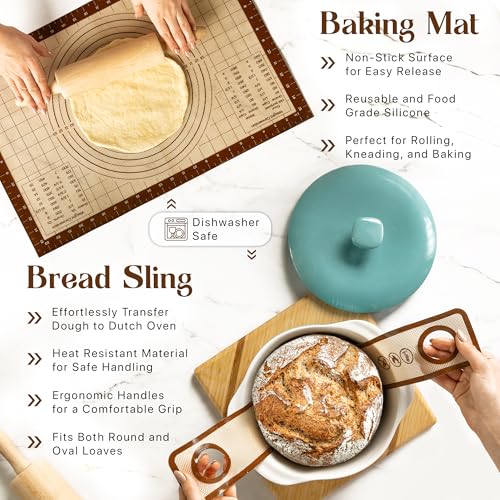 Banneton Baskets with Sourdough Bread Baking Supplies