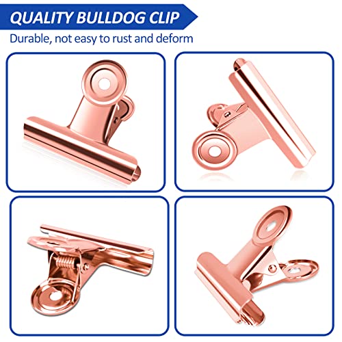 10 Pack Large Metal Hinge Clips 2.5 Inches Bull Hinge Paper Clips (10 Count)