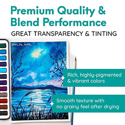 Watercolor Paint Essentials Set