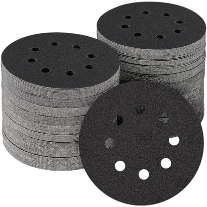 100PCS 5 Inch Sanding Discs 80 Grit Random Orbit Sander Sandpaper (100 Count)