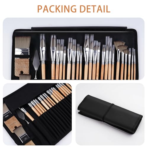 26pcs Paint Brushes (27 Count)