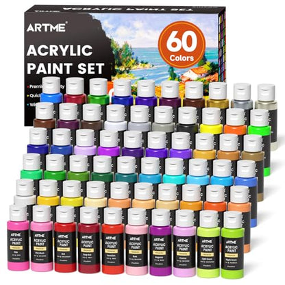 Acrylic Paint Set (120 Fl Oz)
