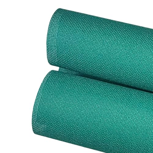2 Sheets of Green 14 Count Aida Cloth