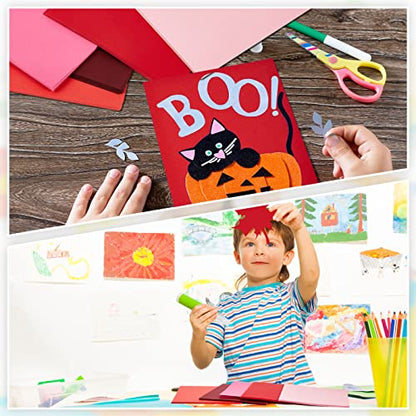 100 Sheets 5 Shades Cardstock Paper (100 Count)
