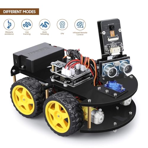 UNO R3 Smart Robot Car Kit V4 for Arduino Robotics for Kids Ages 8