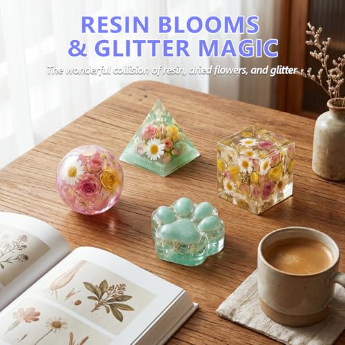 Epoxy Resin Kit 8OZ with Molds