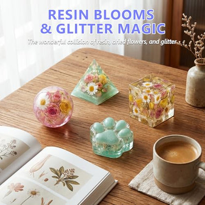 Epoxy Resin Kit 8OZ with Molds