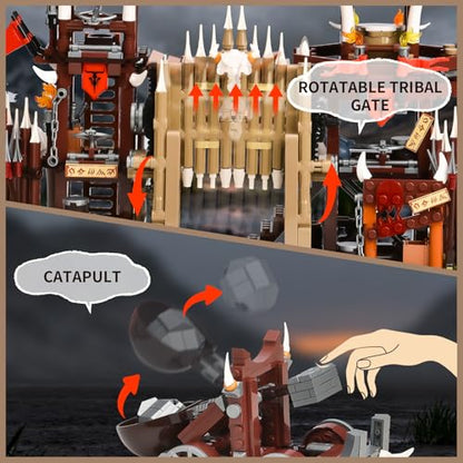 Bonfire Gate Building Set for Teens (1279 Count)