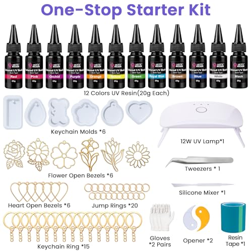 12 Color UV Resin
