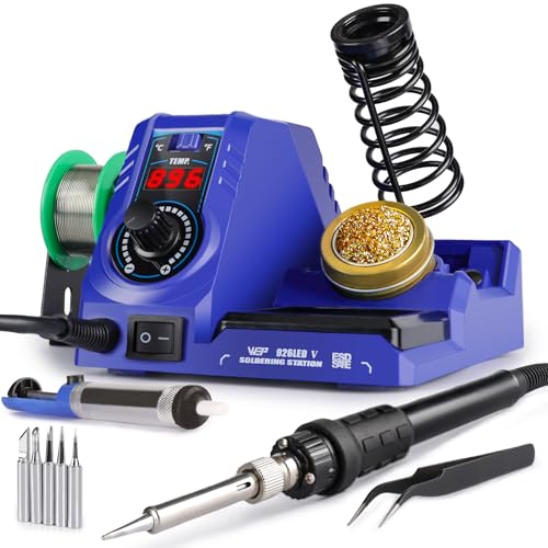 926LED V3 Soldering Station 130W MAX Soldering Iron Kit with Solder Wire