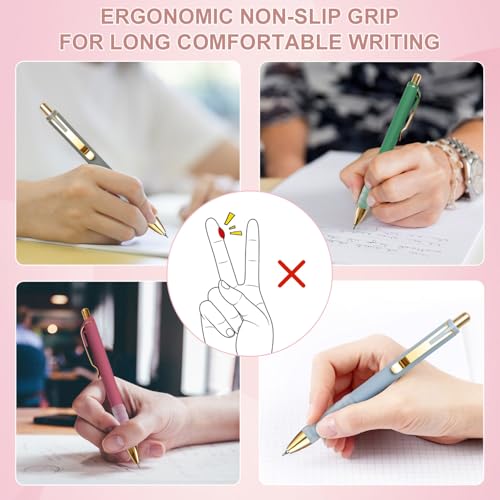 Gel Pens Black Ink Pen 0.5mm Fine Point (18 Count)