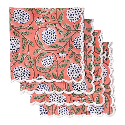 Cloth Napkins 100% Pure Cotton Farmhouse Wedding Dinner Napkins for Halloween (2.1164 Ounce)