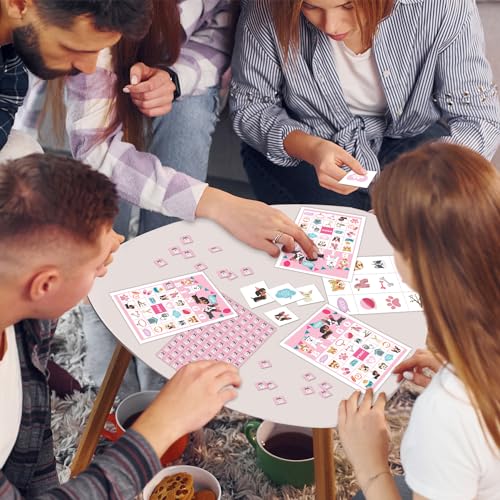 Puppy Dog Party Bingo Game Cards
