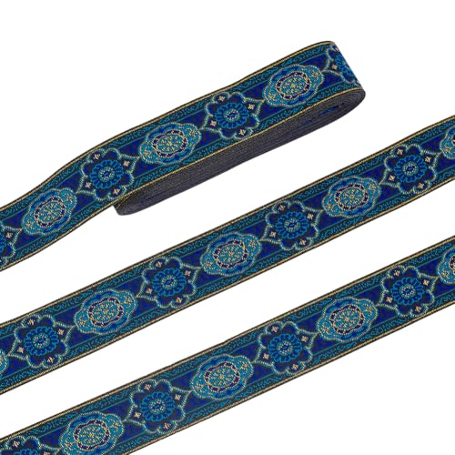 1.3 Inch Vintage Jacquard Ribbon (21 Foot)