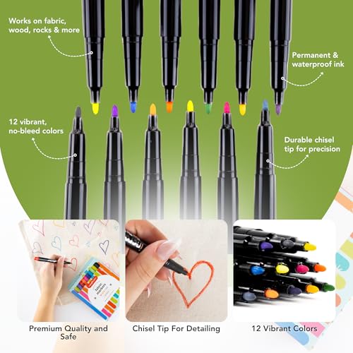 Fabric Markers (12 Count)