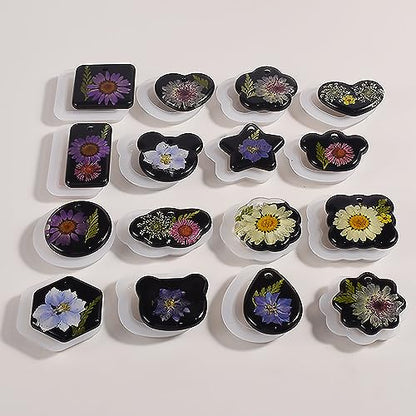16 Pack Pendant Mold Earring Mold Rectangle Pendant (16 Count)