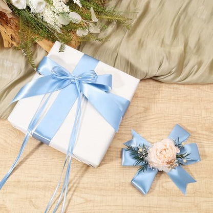 Light Blue Satin Ribbon 1