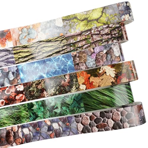 Nature Inspired Washi Tape Set (6 Count)