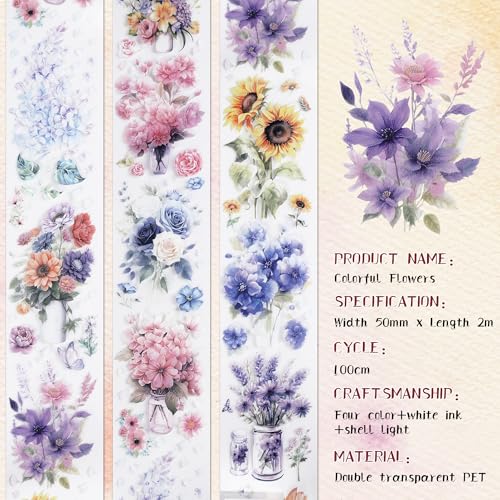 Journaling Scrapbook PET Tapes (6.56 Foot)