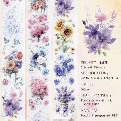 Journaling Scrapbook PET Tapes (6.56 Foot)