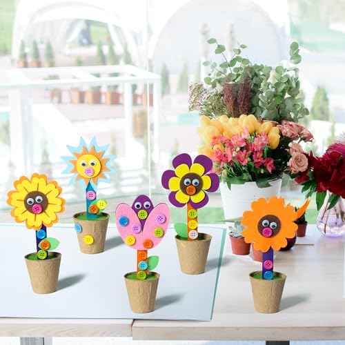 Valentines Day Felt Flower Craft Kits