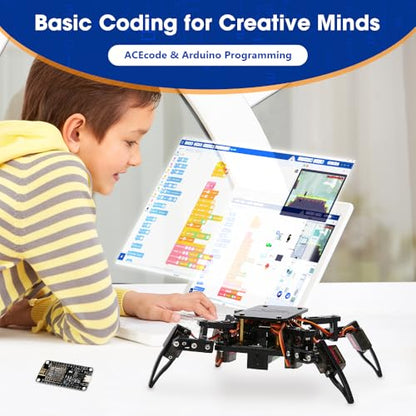 STEM Toys Programmable Bionic Spider Robot Kit