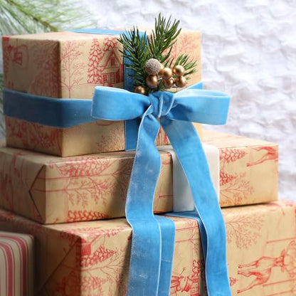 Blue Velvet Ribbon