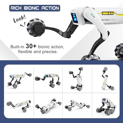 Smart Robot Dog with Wheels